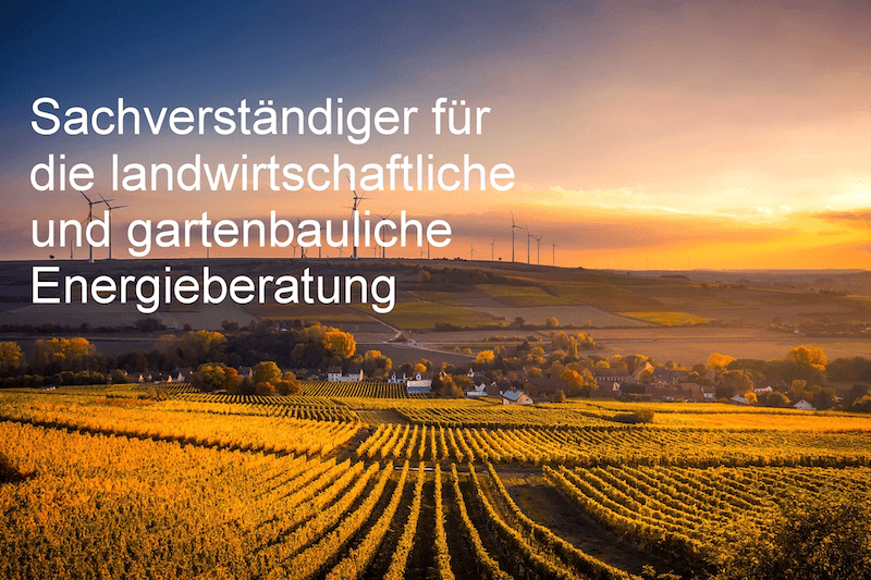 Das Logo eines Sachverständigen für die landwirtschaftliche Energieberatung